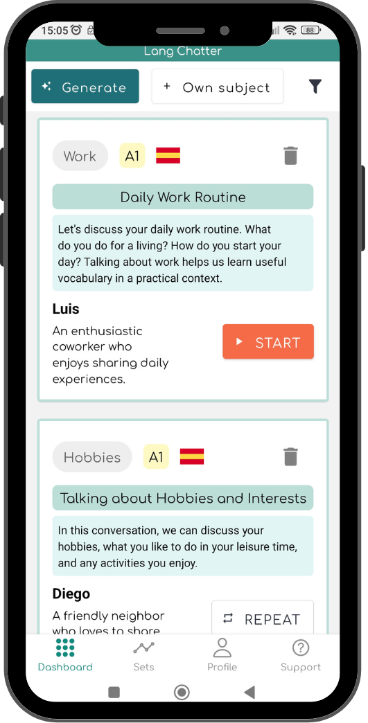 Mobile app
